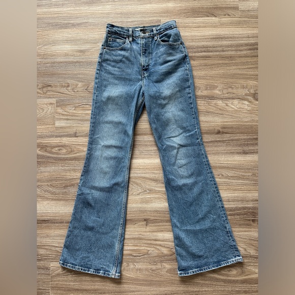 70'S High Flare Jeans in Sonoma Walks - Picture 2 of 8